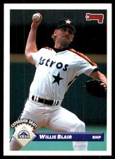 Willie Blair 1993 Donruss #740 Rockies MLB READ FREE SHIPPING AutographDen