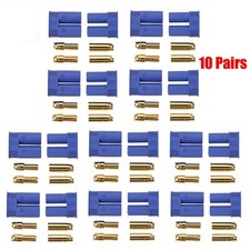 10Pairs EC5 Device Connector Plug for RC Car Plane Helicopter Lipo Battery ESC