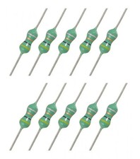 10 x Inductor Coil Axial 1/4W Choke 1uH to 1mH Fixed Inductors Choose Value