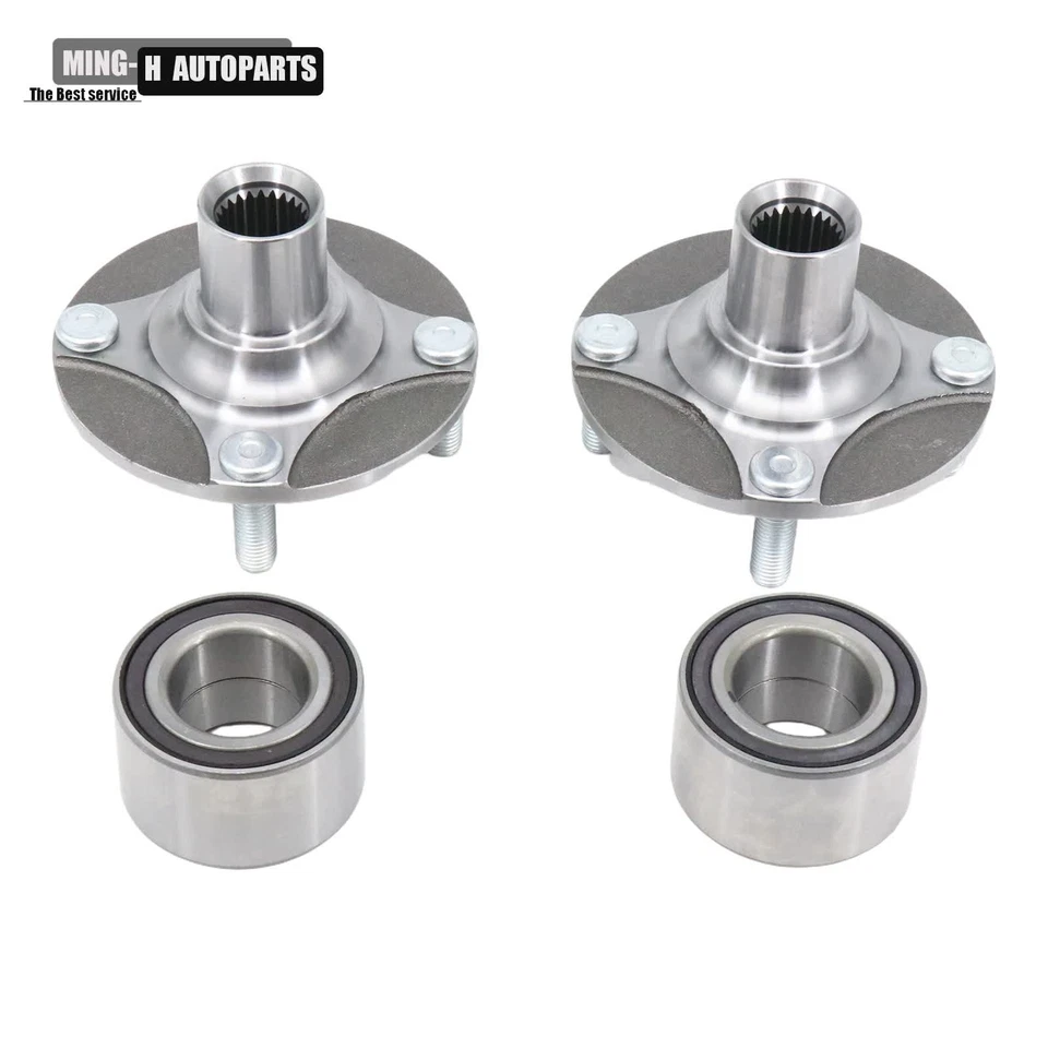 Front Pair Wheel Hub Bearing Kit Assembly for Mitsubishi Mirage 2014 15 16-2024 Foto 3 de 4