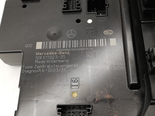 MERCEDES-BENZ E T-Model S212 a2129009822 Scatola fusibili 2.10 Diesel 13890399 - Foto 2 di 5