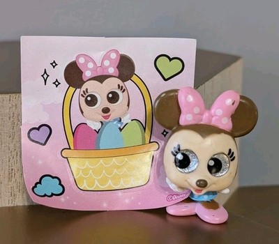 Minnie Mouse (Brown) Disney Doorables Easter Pastel - Spring 2022 w/Sticker RARE