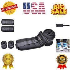 Fully Adjustable Ankle Wrist Arm Leg Weights, 1-20LBS, Multiple Options