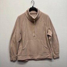 Lululemon XL/XXL Scuba Tumbled Fleece Funnel Neck Half Zip Sweatshirt D112 -13