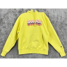 Champion Sweatshirt Womens Size Medium Reverse Weave Logo Hooded Hoodie Athletic