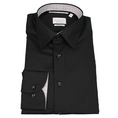 Eterna men's business shirt modern fit black 1383 X151 39
