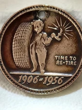 1906 - 1956  Fisk Boy's 50 Anniversary Medallion In Nice Condition .