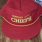Vintage 80s 90s Kansas City Chiefs Rope Snapback Hat Red AJD NFL Cap Deadstock  — photo 8