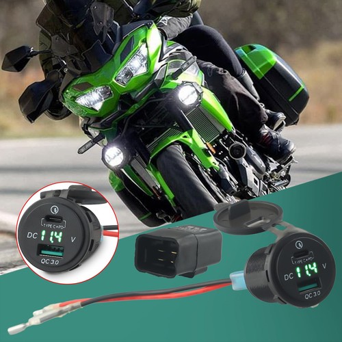 Motorcycle Fast Charger Relay Accessories 10-15V DC For Ninja650 2018-2020 - Afbeelding 2 van 16