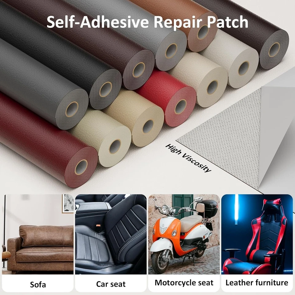 Hochwertiger Schwarzer Patch Selbstklebend 40x200cm für Möbel und Autos - Bild 4 von 4