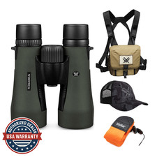 Vortex 12x50 Diamondback HD Roof Prism Binoculars Glasspak Vortex Hat