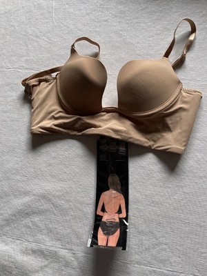 32 Seamless Nude Push-Up Bra With Adjustable Straps & Removable Padding