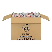 Nestle Coffee mate Coffee Creamer, Original, Liquid Creamer Singles - Box of 360