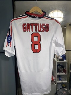 RETRO AC Milan 2005/2006 Champions league player issue football Shirt Gattuso