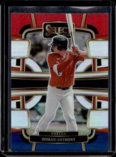 2024 Panini Select Roman Anthony Concourse Red and Blue Prizm #56 Sox