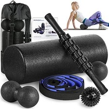 Foam Roller Set for Back Pain Muscle Recovery Yoga Therapy Stretching
