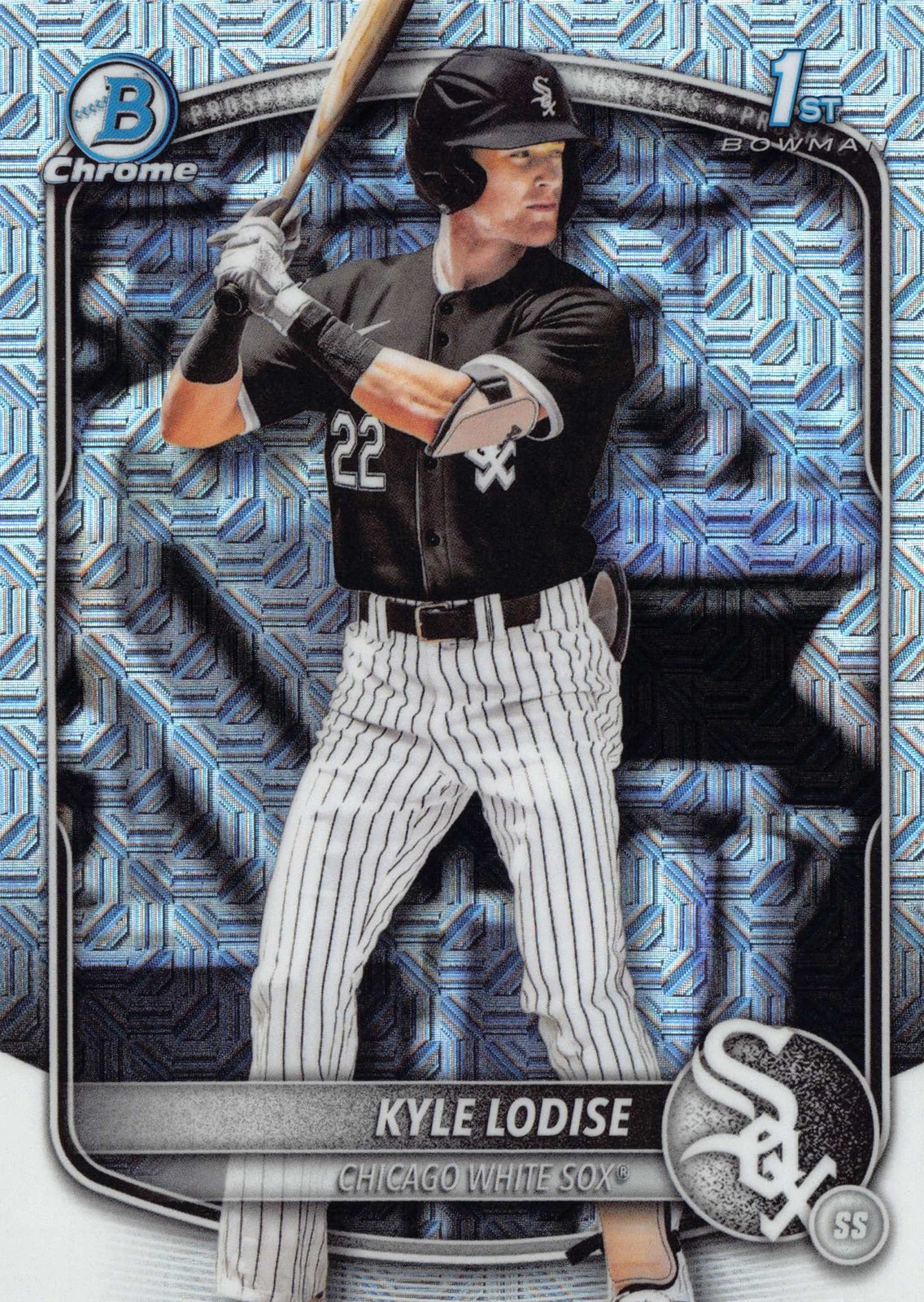 2025 Bowman Draft #BDC-144 Kyle Lodise Chrome Mojo Refractor