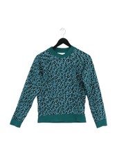 Colourful Rebel Women's Hoodie XS Green Cotton with Polyester Pullover