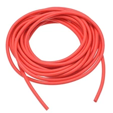 Natural Latex Rubber Tube 2mm ID 5mm OD 16ft Red