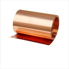 Pure Copper Sheet Roll 24Gauge Thickness Width 2 in Length 600mm 24Gauge X W...