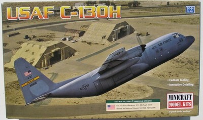 MINICRAFT 14649 Lockheed USAF C-130H 1:144 Flugzeug Bausatz Kit Hercules 130
