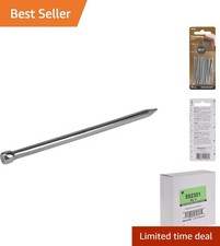 Bright Finish 6D x 2 Inch Nails, Polished Silver - Perfect for Interior Projects