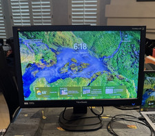 ViewSonic VG2436WM-LED 1920 x 1080 24"  DVI, VGA w/ Stand  Power Cord Tested 