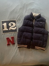 VTG RUGBY Ralph Lauren REVERSIBLE L Vest Patches N, 12 Polo Indian Bear