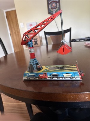 Tin Billers Crane Works Goes Left Or Right Up And Down. 