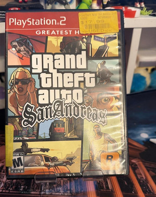 Grand Theft Auto: San Andreas (PlayStation 2, 2004) No map No Manual