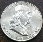 US 1953-D Franklin Half Dollar  **