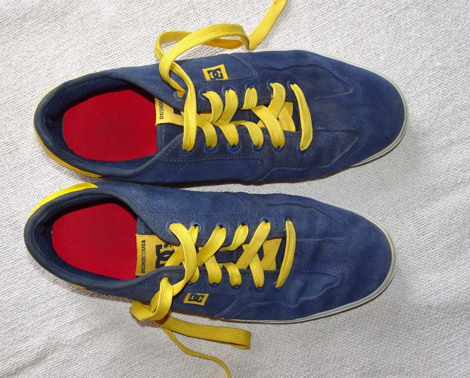 Chaussures de skateboard bleu marine DC shoes modèle Vestrey S taille 44 neuves - Photo 2/4