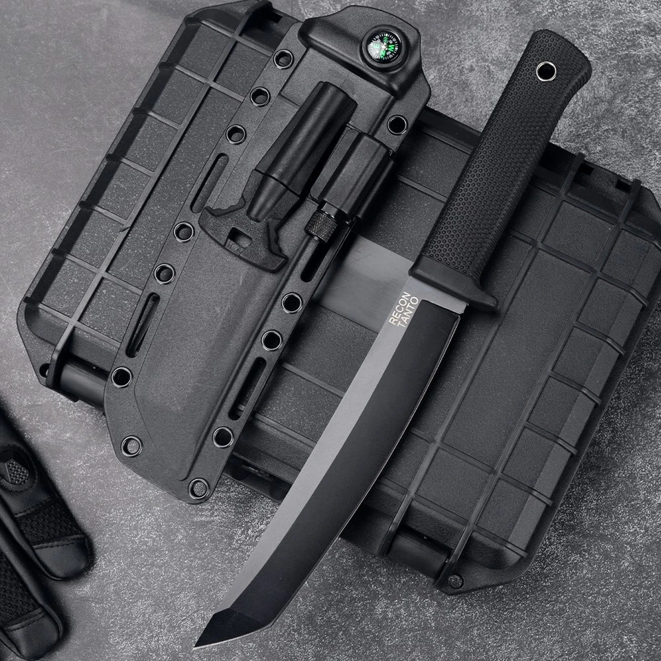 Faca de caça COLD STEEL Recon Tanto 7 polegadas lâmina afiada - Imagem 2 de 4