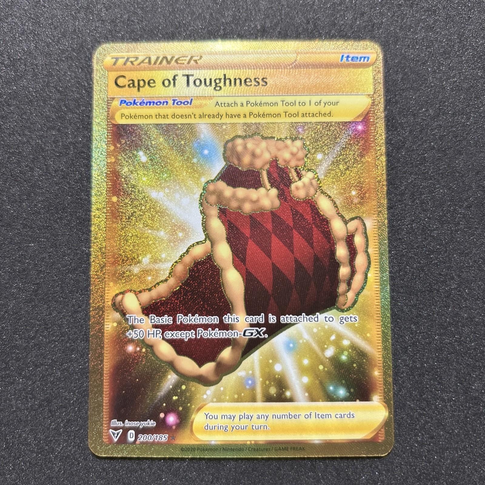Pokémon TCG Cape of Toughness Vivid Voltage 200/185 Secret Rare NM