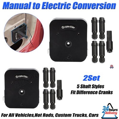 Power Window Crank Handle Switch fits Any Splines Manual to Electric Conversion