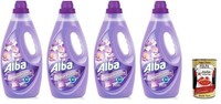 Alba WeichspüLer Lavendel & Pfingstrose 33 WäSchen 4X1850Ml +Polpa