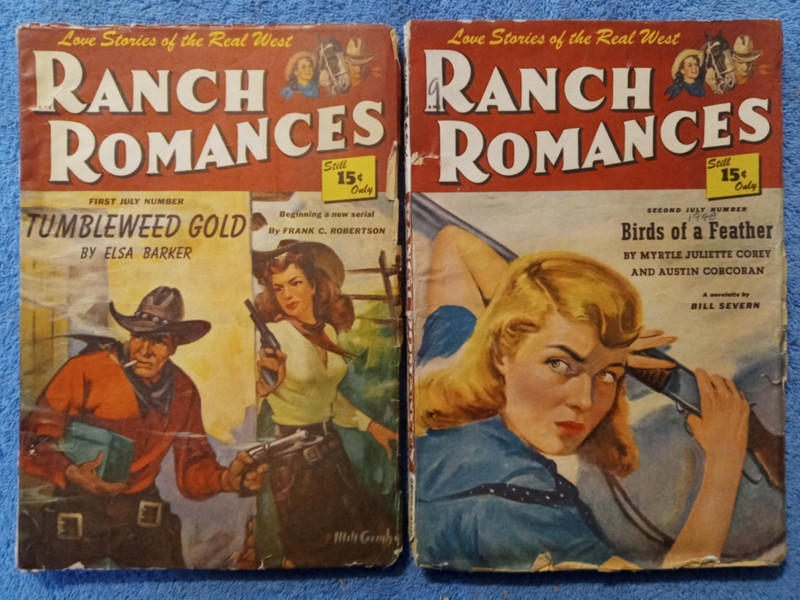 Pulp Lot #132  Ranch Romances!!