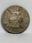 1873 S Trade Silver Dollar VF Details