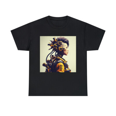 Punks in Space Cyberpunk Unisex Heavy Cotton Tee Sci fi Futuristic
