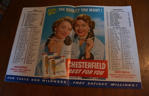 1954 WISCONSIN BADGERS vs. IOWA Hawkeyes Football Program Iowa Stadium DAD'S DAY - Picture 8 of 9