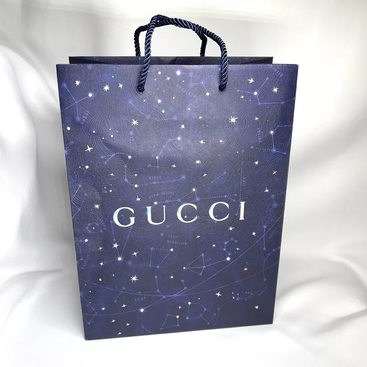 NEW Gucci 2022 Constellation Stars Paper Gift Shopping Bag 13.75