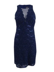 Nightway-Women-039-s-Sequined-Lace-Cocktail-Dress