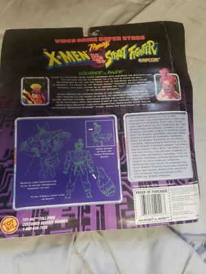 X-Men Vs. Street fighter Wolverine and Akuma New Box broken