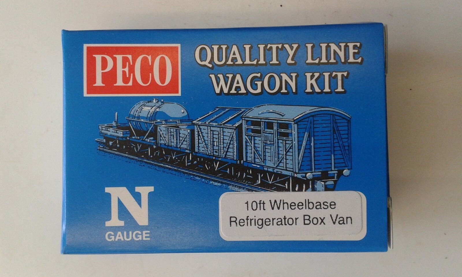 PECO KNR-42 N Gauge Wagon Kit – 10ft Wheelbase Refrigerator Box Van, UK Made