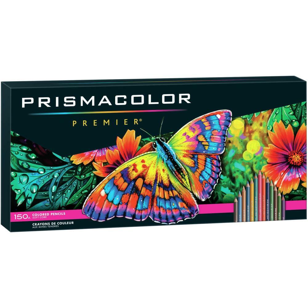 PRISMACOLOR 150 Premier Professional Artist Colored Pencils Set Prismacolor New 
