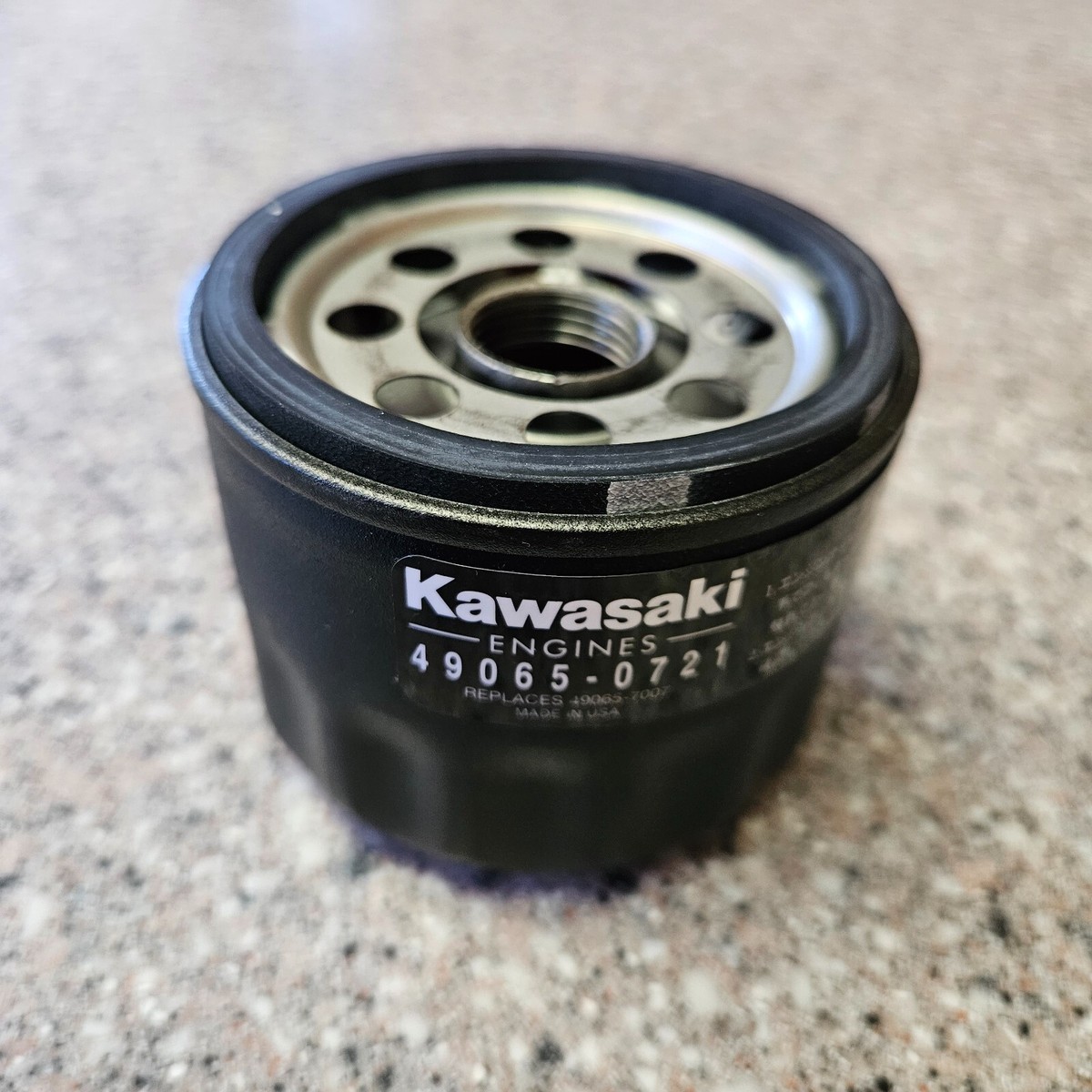 Kawasaki Oil Filter 49065-0721, Replaces Kawasaki Oil Filter 49065