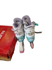 SULIFEEL Rainbow Unicorn Inline Skates for Girls or Boys Size 4