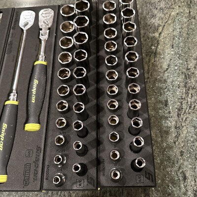 Snap-on 253gss05fhv 53 pc 3/8” essential metric sae sockets