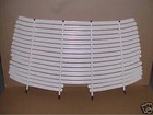 <!--F#f_0-->VN HOLDEN COMMODORE SEDAN SET OF THREE REAR VENETIAN BLINDS SHADES IN OFF-WHITE<!--F/-->