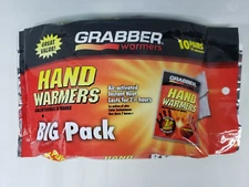 Grabber Warmers Hand Warmers,Big Pack,10 PAIRS HWPP10 NEW OLD STOCK Exp.6/8/2020